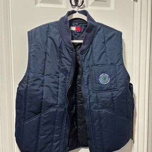 Tommy Hilfiger Navy Quilted Vest